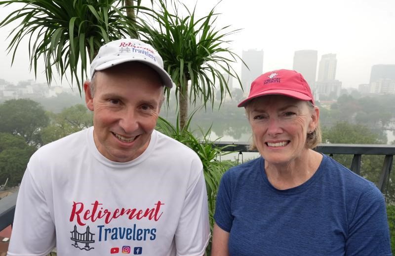 คู่สามีภรรยาชาวอเมริกัน John และ Bev เดินทางเที่ยวไต้หวัน ภาพ／นำมาจากเฟสบุ๊ก Retirement Travelers